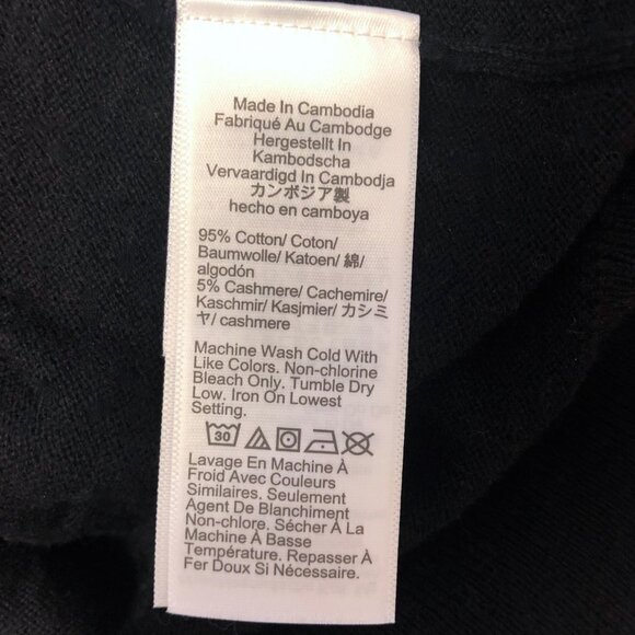 J Crew Factory Cotton-Blend Polo Sweater with Cashmere Size Small - Picture 7 of 9